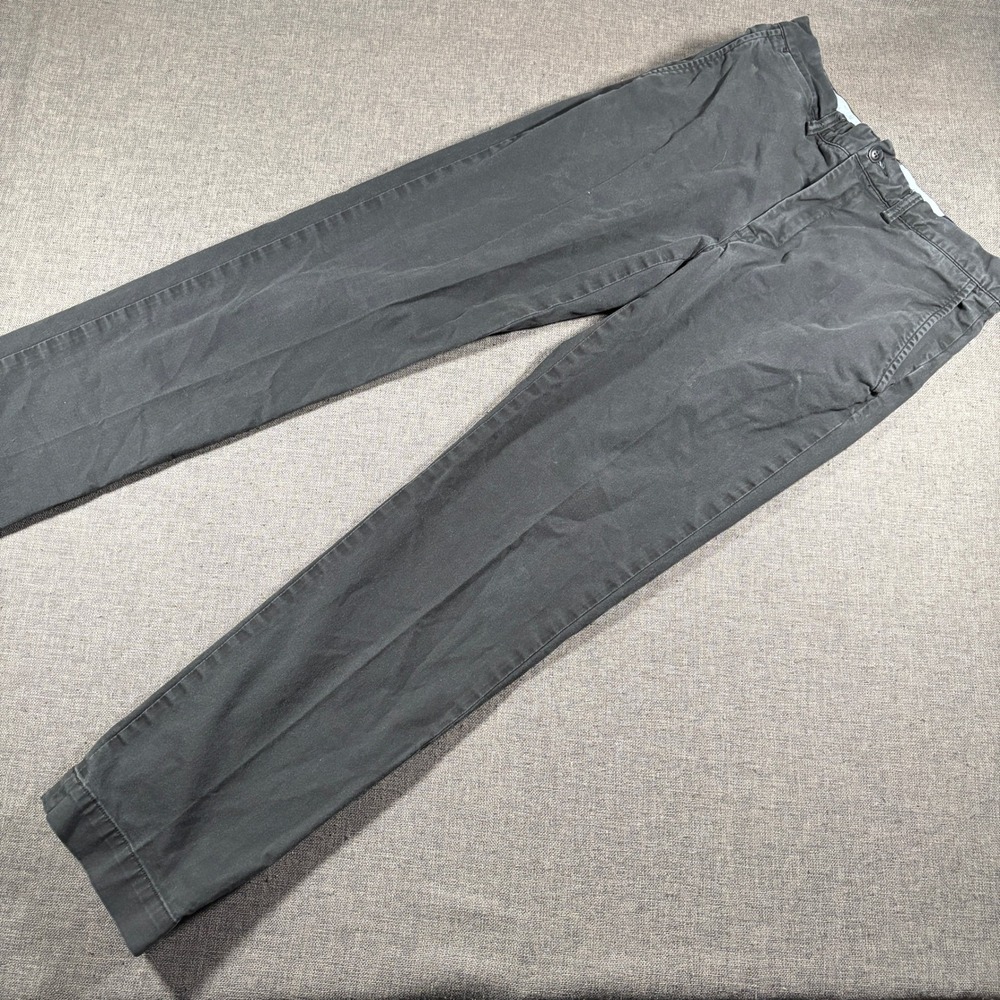 Polo Ralph Lauren Chino Pants Mens 30/32 Dark Gray Stretch Straight Fit Trousers - Picture 2 of 9